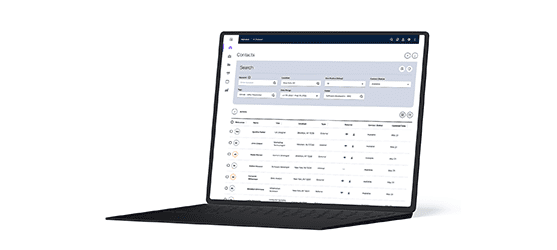 Laptop showing analytics data