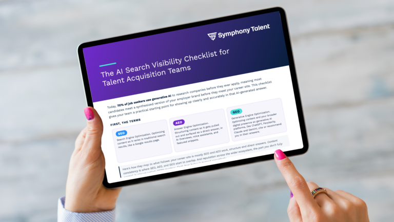 The AI Search Visibility Checklist for Talent Acquisition Leaders